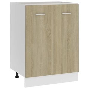 vidaXL Bottom Cabinet "Lyon" Sonoma Oak 60x46x81,5 cm Engineered Wood