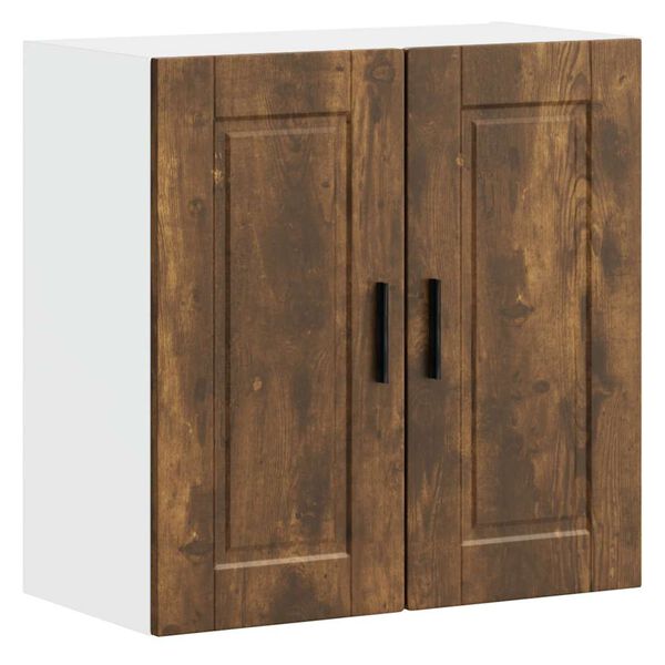 vidaXL Kitchen Wall Cabinet Porto Smoked Oak Engineered Wood