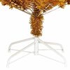 vidaXL Christmas Tree with 300 LEDs with Stand Gold 180 cm PET