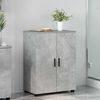 vidaXL Bathroom Cabinet with Storage Concrete Grey 60 x 35 x 80 cm
