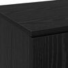 vidaXL Highboard Black oak 80 x 35 x 180 cm Engineered wood
