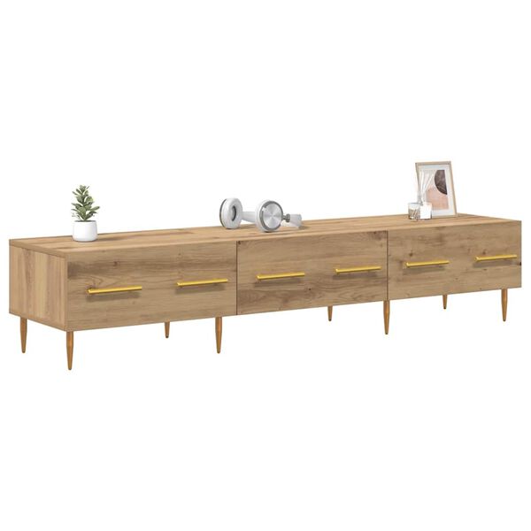 vidaXL TV Cabinet Artisan Oak 150 x 36 x 30 cm Engineered Wood