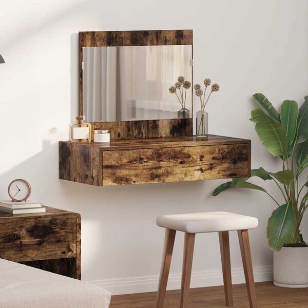 vidaXL Dressing Table Brown 83 x 40 x 70 cm Engineered Wood