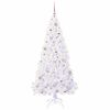 vidaXL Artificial Christmas Tree with Stand White 180 cm PVC and Steel