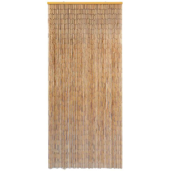 vidaXL Insect Door Curtain Bamboo 90x220 cm