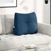 vidaXL Back Pillow Blue 60 x 24 x 50 cm Fabric