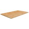 vidaXL Bathroom Countertop Light Brown 100x60x1,5cm Treated Solid Wood