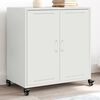 vidaXL Sideboard White 68x39x72 cm Steel