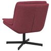 vidaXL Swivel Chair Wine Red 63 x 75 x 76 cm Fabric