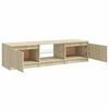 vidaXL TV Cabinet with LED Lights Sonoma Oak 140x40x36 cm