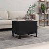 vidaXL Coffee Table Black 60x44.5x45 cm Engineered Wood