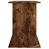 vidaXL Aquarium Stand Smoked Oak 121x41x58 cm Engineered Wood