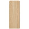 vidaXL Wall Mounted Cabinets 2 pcs Sonoma Oak 69.5x34x90 cm