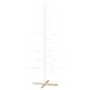 vidaXL Metal Christmas Tree KUOPIO 210 cm Steel White
