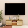 vidaXL TV Cabinet 110x30x40 cm Solid Firwood