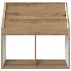 vidaXL Kids Bookshelf Artisan Oak 72.5 x 29.5 x 69 cm Engineered Wood