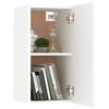 vidaXL TV Cabinets 2 pcs White 30.5x30x60 cm Engineered Wood