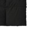 vidaXL Full Year Duvet Quilted Black 135 x 200 cm Microfiber