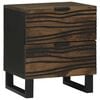 vidaXL Bedside Cabinet Walnut 40 x 33 x 46 cm Solid Acacia wood