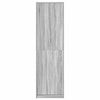 vidaXL Wardrobe with Door Grey Sonoma 55 x 25 x 189 cm Engineered Wood