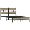 vidaXL Bed Frame without Mattress Sonoma Oak 120x200 cm Engineered Wood
