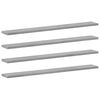 vidaXL Bookshelf Boards 8 pcs Concrete Grey 80x10x1.5 cm Engineered Wood