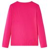 Kids' T-shirt with Long Sleeves Bright Pink 140