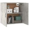 vidaXL Wall Cabinet Concrete Grey 60x31x60 cm Engineered Wood