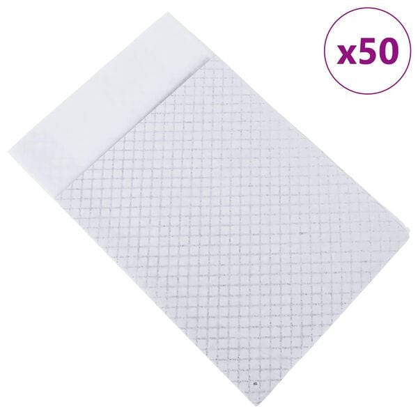 vidaXL Pet Training Pad Plain 50 pcs 90 x 60 cm