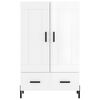 vidaXL Highboard High Gloss White 69.5x31x115 cm Engineered Wood