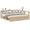 vidaXL Bookcase Bed without Mattress 200x200cm Solid Wood Pine