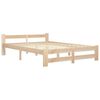 vidaXL Bed Frame without Mattress Solid Pine Wood 120x200 cm