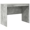 vidaXL Desk with Drawer 2 pcs Concrete Grey