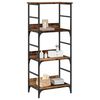 vidaXL Book Cabinet Old Wood 50x33x117.5 cm Engineered Wood