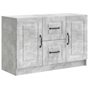 vidaXL Sideboard Concrete Grey 89 x 34.5 x 57 cm Engineered Wood