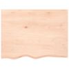 vidaXL Basin Shelf Wall Mounted Steel and Solid Wood Oak