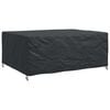 vidaXL Furniture Cover Plain Black 240 x 190 x 90 cm 210D