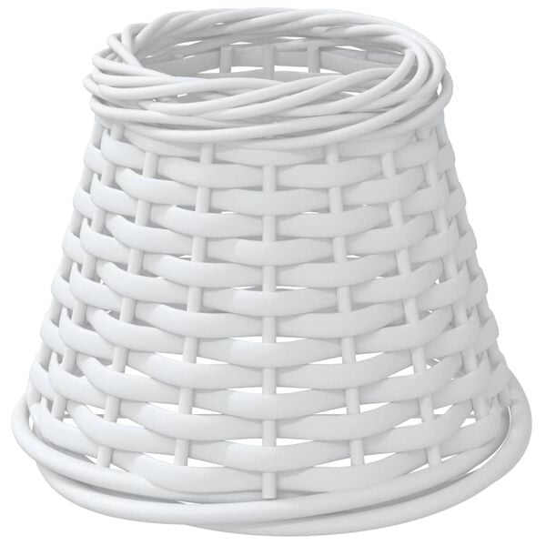 vidaXL Lamp Shade White Ø15x12 cm Wicker