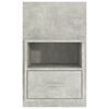 vidaXL Wall-mounted Bedside Cabinets 2 pcs Concrete Grey