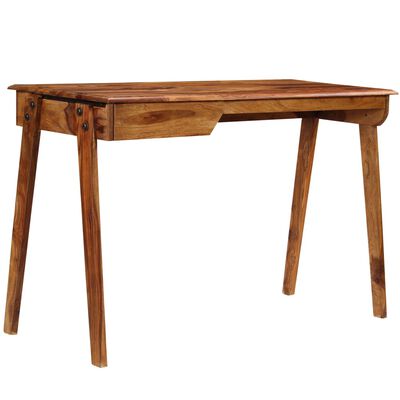 vidaXL Writing Desk 118x50x76 cm Solid Sheesham Wood