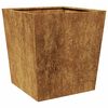 vidaXL Garden Planters 2 pcs 50x50x50 cm Weathering Steel