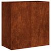 vidaXL Planter Rusty 80x40x80 cm Weathering Steel