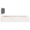 vidaXL Bed Frame with Upholstered Headboard Light Grey 140 x 200 cm