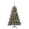 vidaXL Artificial Christmas Tree with 150 LEDs with Stand Green 150 cm