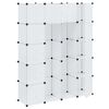 vidaXL Modular Cabinet 14 Compartments White 37x146x180.5 cm