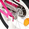 vidaXL Kids Bike 16 inch Black and Pink