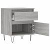 vidaXL Bedside Cabinet Grey Sonoma 40x35x50 cm Engineered Wood