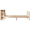 vidaXL Bookcase Bed without Mattress 90x200 cm Solid Wood Pine