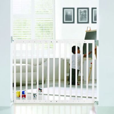 Mac Lean Baby Safety Fence 64-100 cm Wood White
