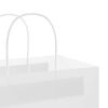 vidaXL Paper Bags 250 pcs with Handles White 32x22x28 cm